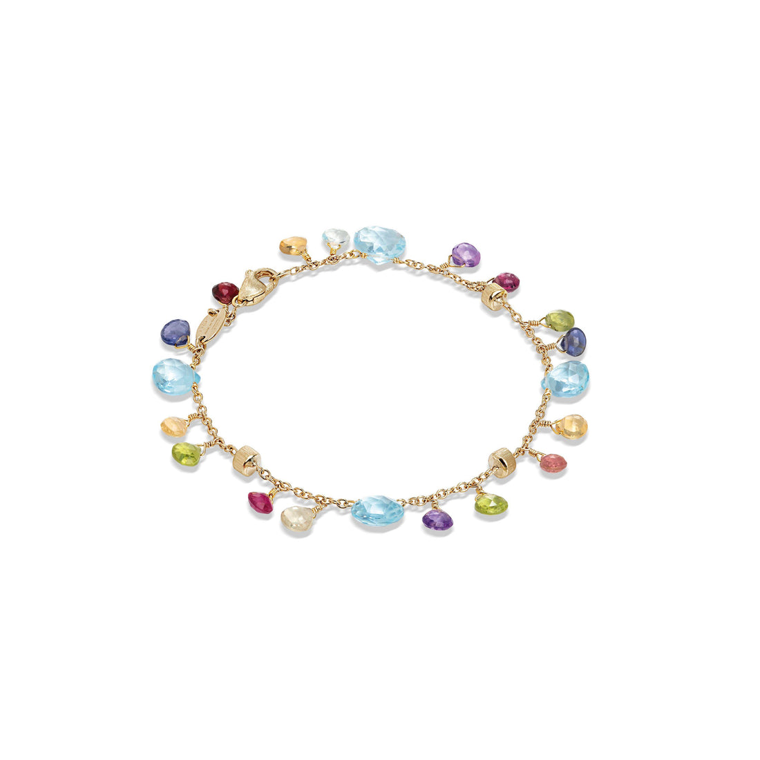 PARADISE  Bracciale con gemme multicolore a un filo