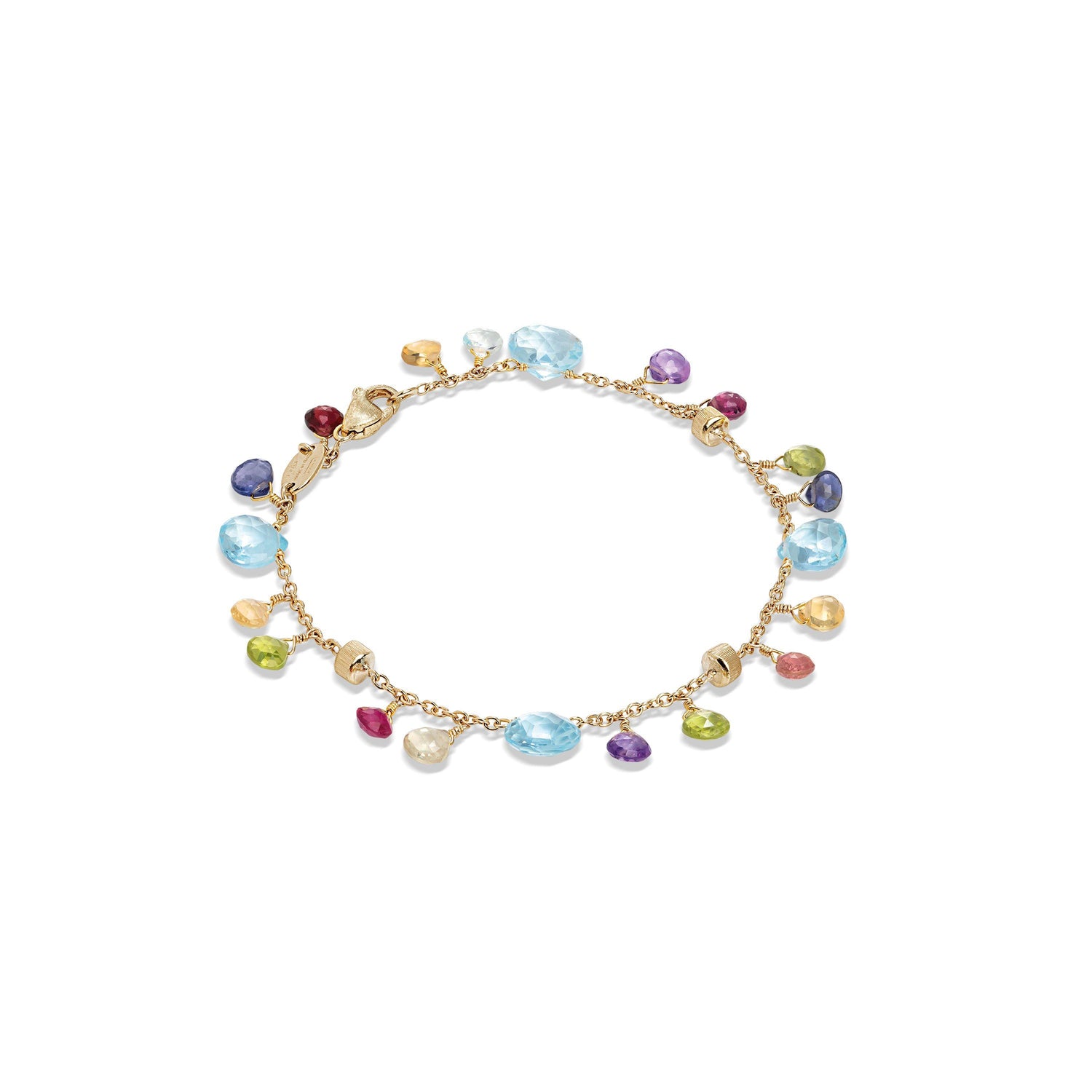 PARADISE  Bracciale con gemme multicolore a un filo