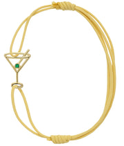 Martini esmeralda bracciale corda